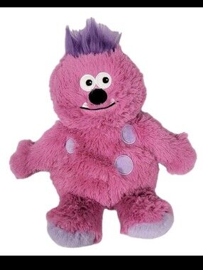 WARMIES Microwavable Pink Monster Plush Lavender Scented Soothes EUC Stemming